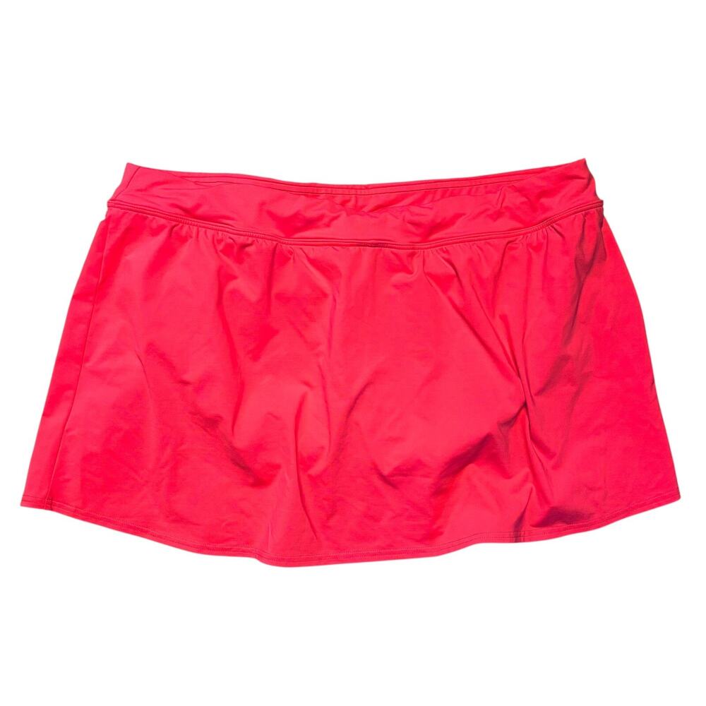 Lands End Plus Size 18W Women’s Dark Pink Skort Skirt Lined